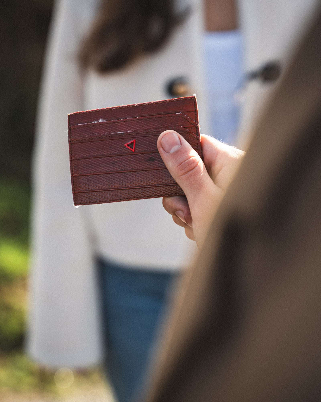 Card Holder Fire Hose Red