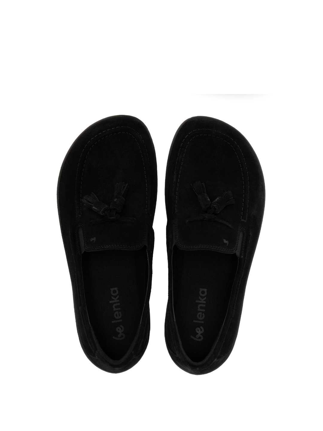 Barefoot Moccasins Be Lenka Portsiders - All Black