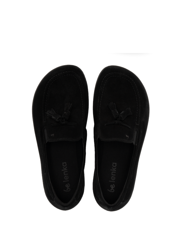 Barefoot Moccasins Be Lenka Portsiders - All Black