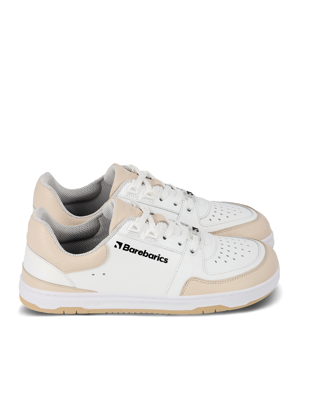 Barefoot Sneakers Barebarics Wave - White & Beige
