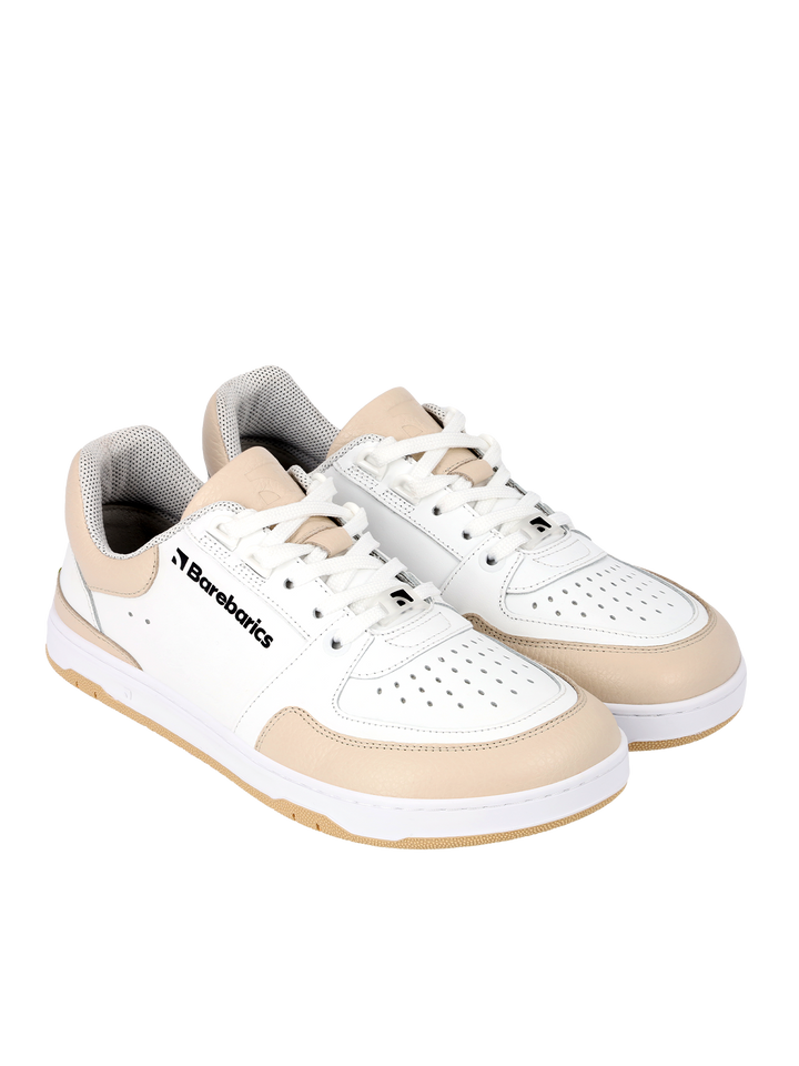 Barefoot Sneakers Barebarics Wave - White & Beige