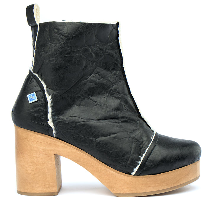 Botas vegan salto alto senhora